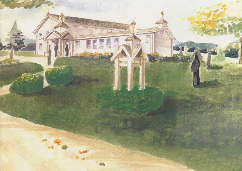 holy myrrhbearers monastery painting